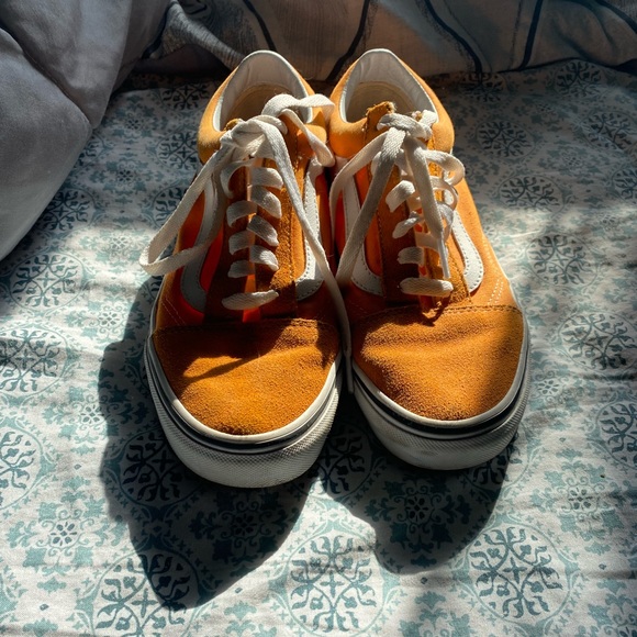 Vans Shoes - Vans old school orange , Women’s 7.5